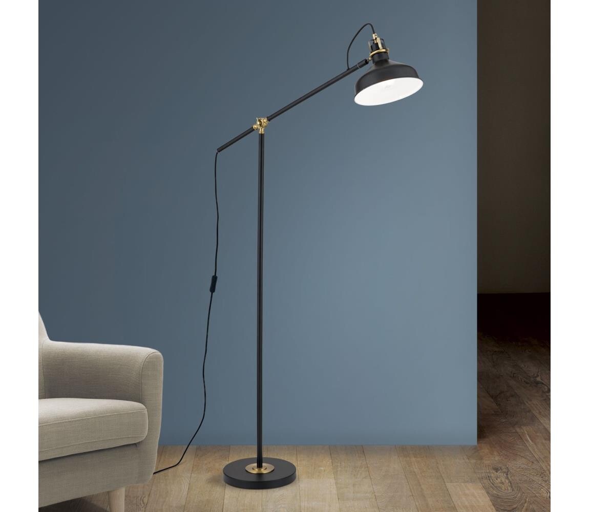 Orion Orion Stl 12-1192/1 - Stojací lampa SCHILLER 1xE27/40W/230V černá/bronz