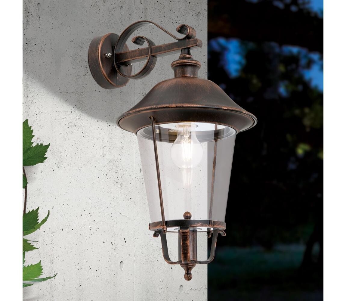 Orion Orion AL 11K/360.01-Venkovní nást. lampa KENZO 1xE27/100W/230V IP44 bronz/patina