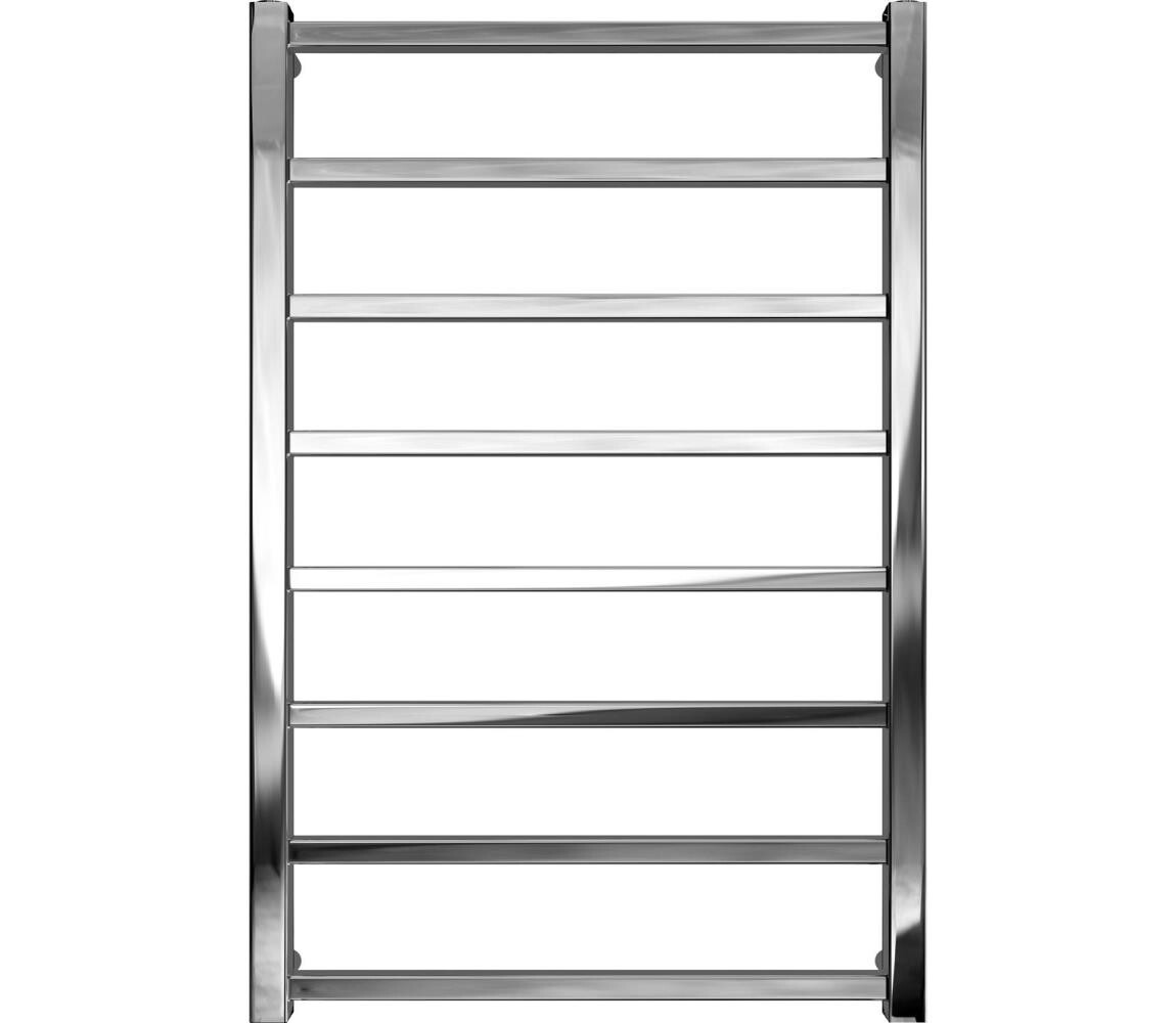 Mario-Radiators Koupelnový žebříkový radiátor TOKIO 174W/230V 80x53 cm nerez/lesklý chrom