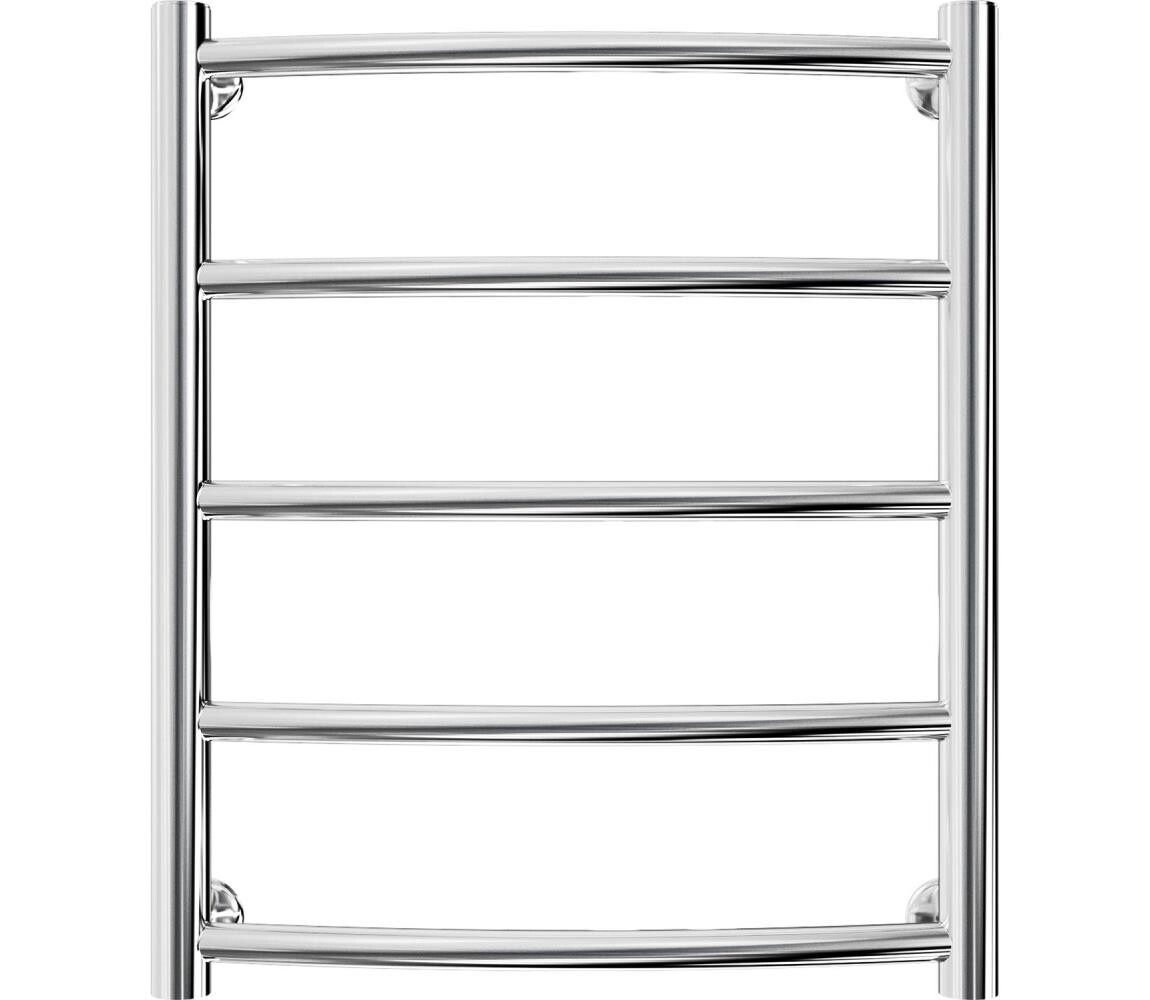 Mario-Radiators Koupelnový žebříkový radiátor CLASSIC 88W/230V 50x43 cm nerez/lesklý chrom