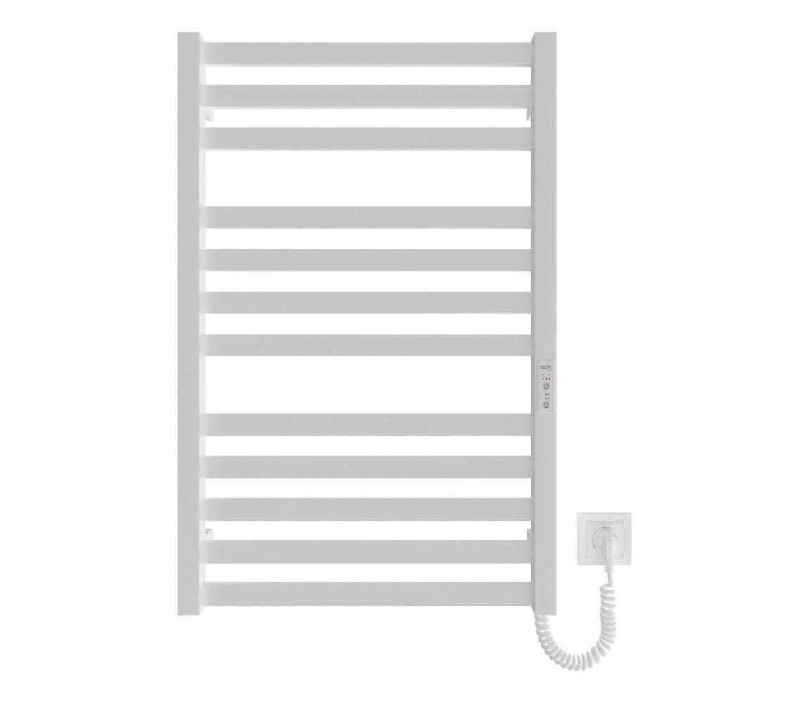 Mario-Radiators Koupelnový žebříkový radiátor HF OXFORD 170W/230V 77x53 cm bílá