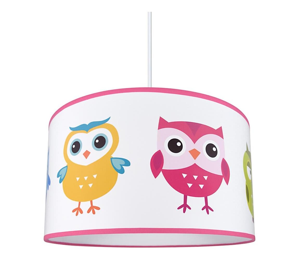 Dětský lustr na lanku OWLS 1xE27/60W/230V