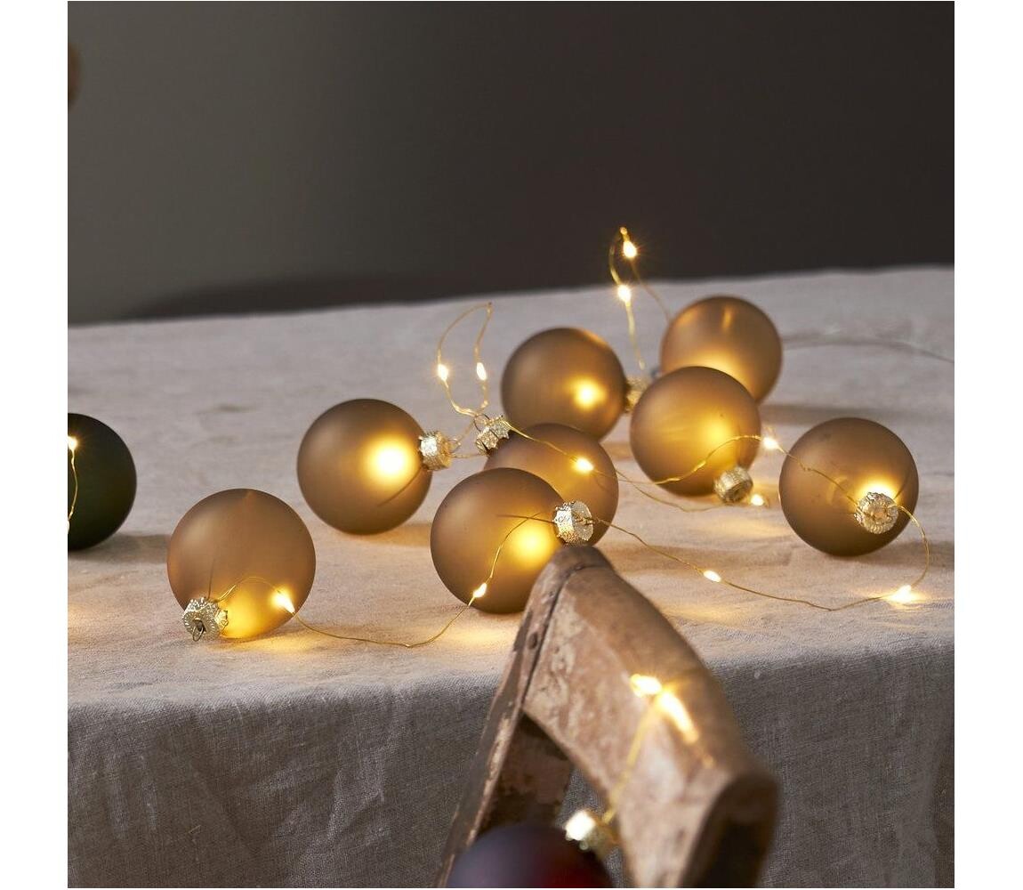 Eglo Eglo 411557 - Vánoční řetěz BLISS 22xLED/3xAA 2,6m teplá bílá