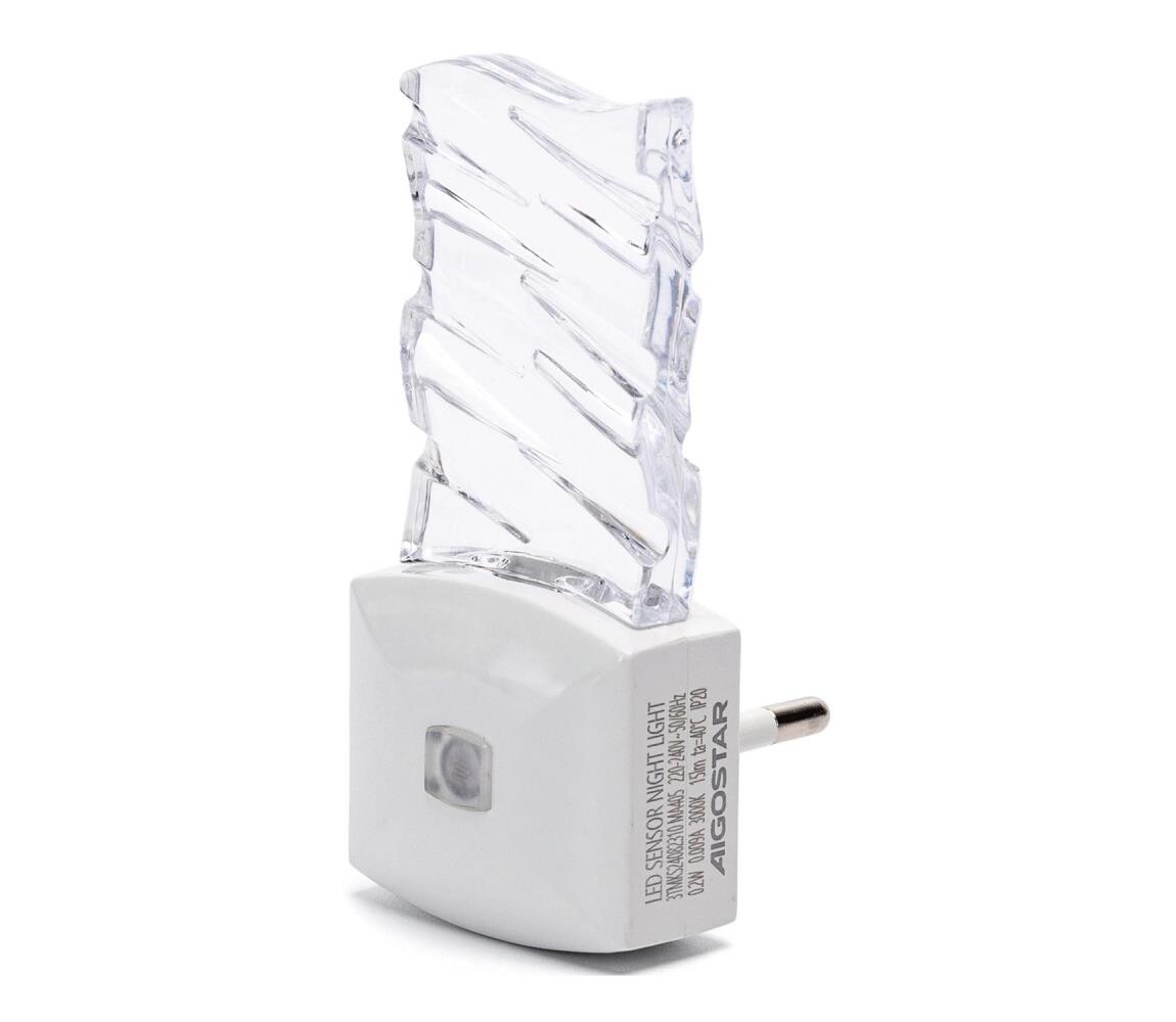 B.V.  - LED Noční světlo se senzorem LED/0,2W/230V 6500K