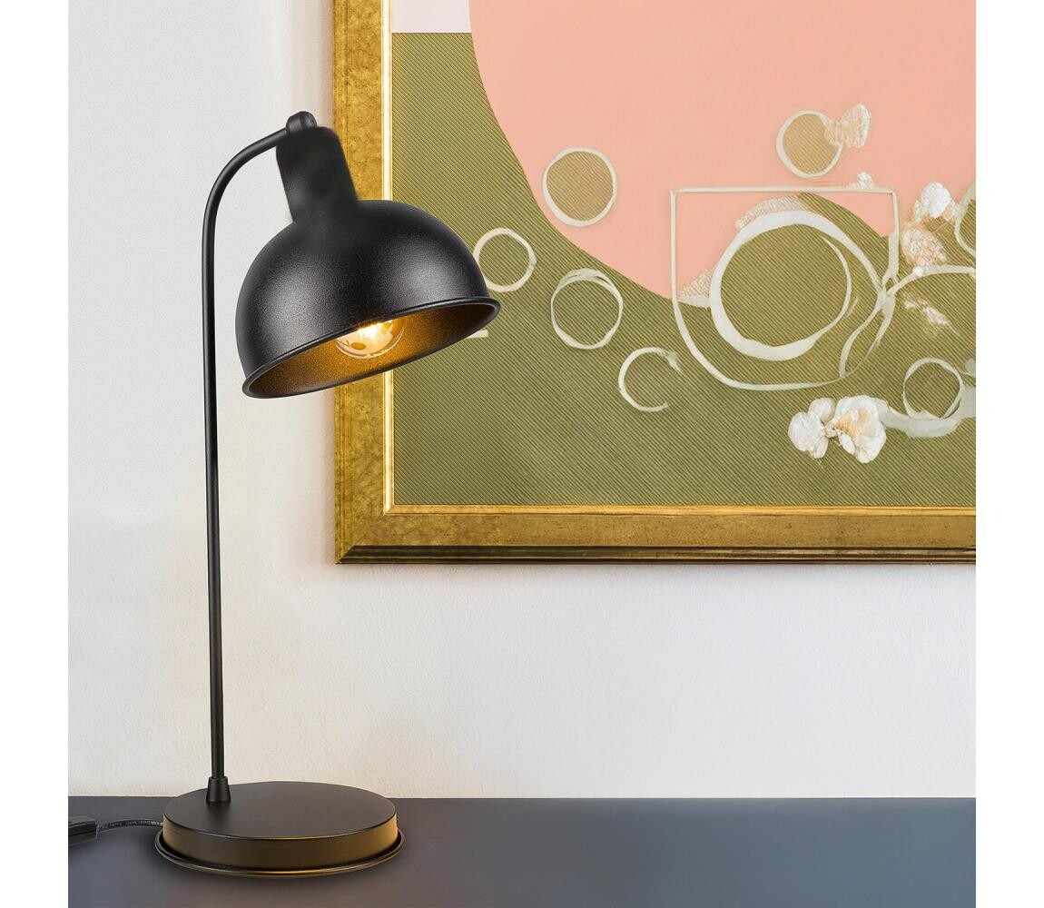 ONLI ONLI - Stolní lampa ISTANBUL 1xE27/22W/230V 50 cm černá