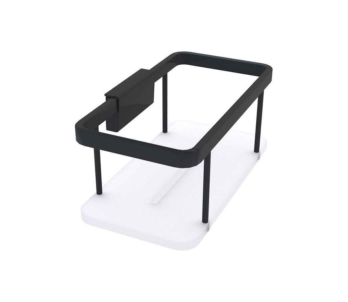 NIMCO NIMCO Ki-14015-B-90 - Nástěnná police do sprchy KIBO matná černá/bílá