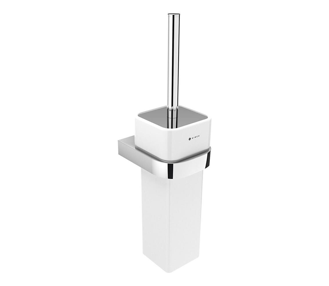 NIMCO NIMCO NK 30094K-26 - Nástěnná WC štětka NIKAU bílá/lesklý chrom