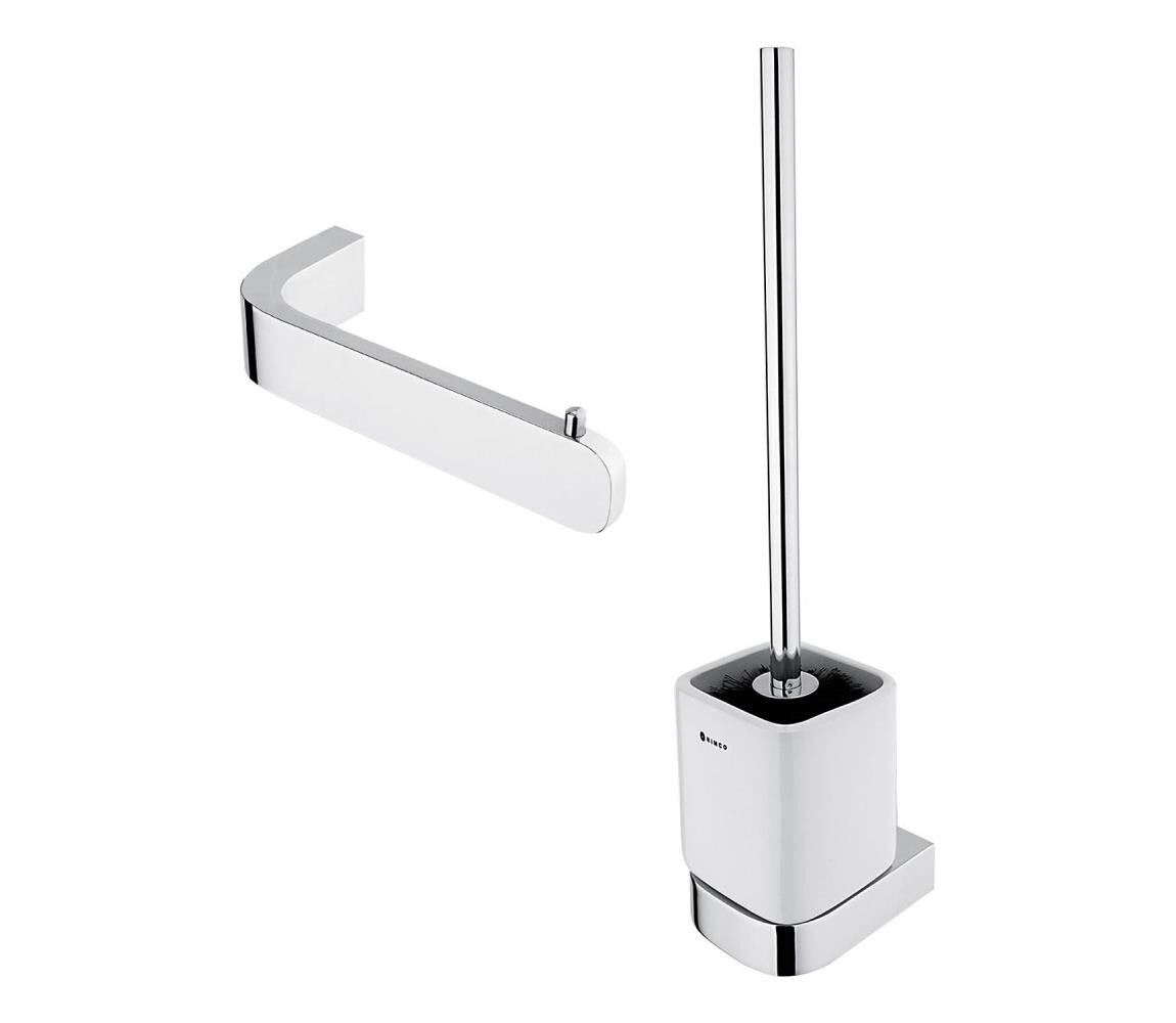 NIMCO NIMCO NK set-94KN-26 - Nástěnná WC štětka a držák toaletního papíru NIKAU chrom