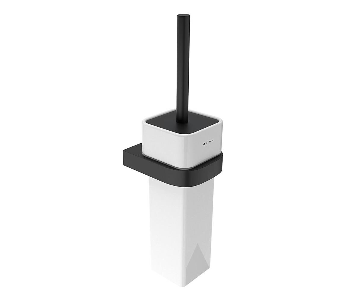 NIMCO NIMCO NKC 30094K-90 - Nástěnná WC štětka NIKAU bílá/matná černá