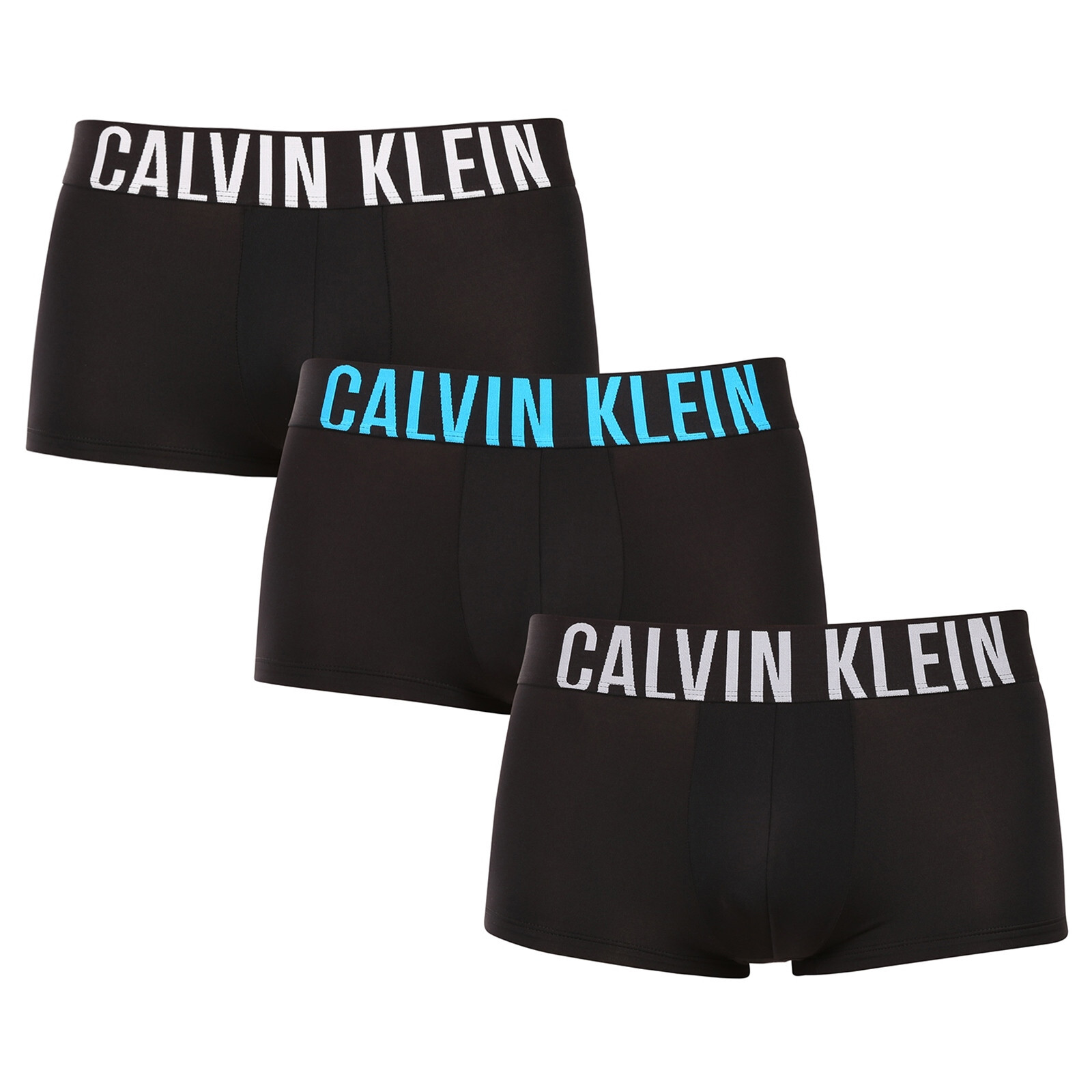3PACK pánské boxerky Calvin Klein černé (NB3611A-VVL) XL, trenky / trenýrky