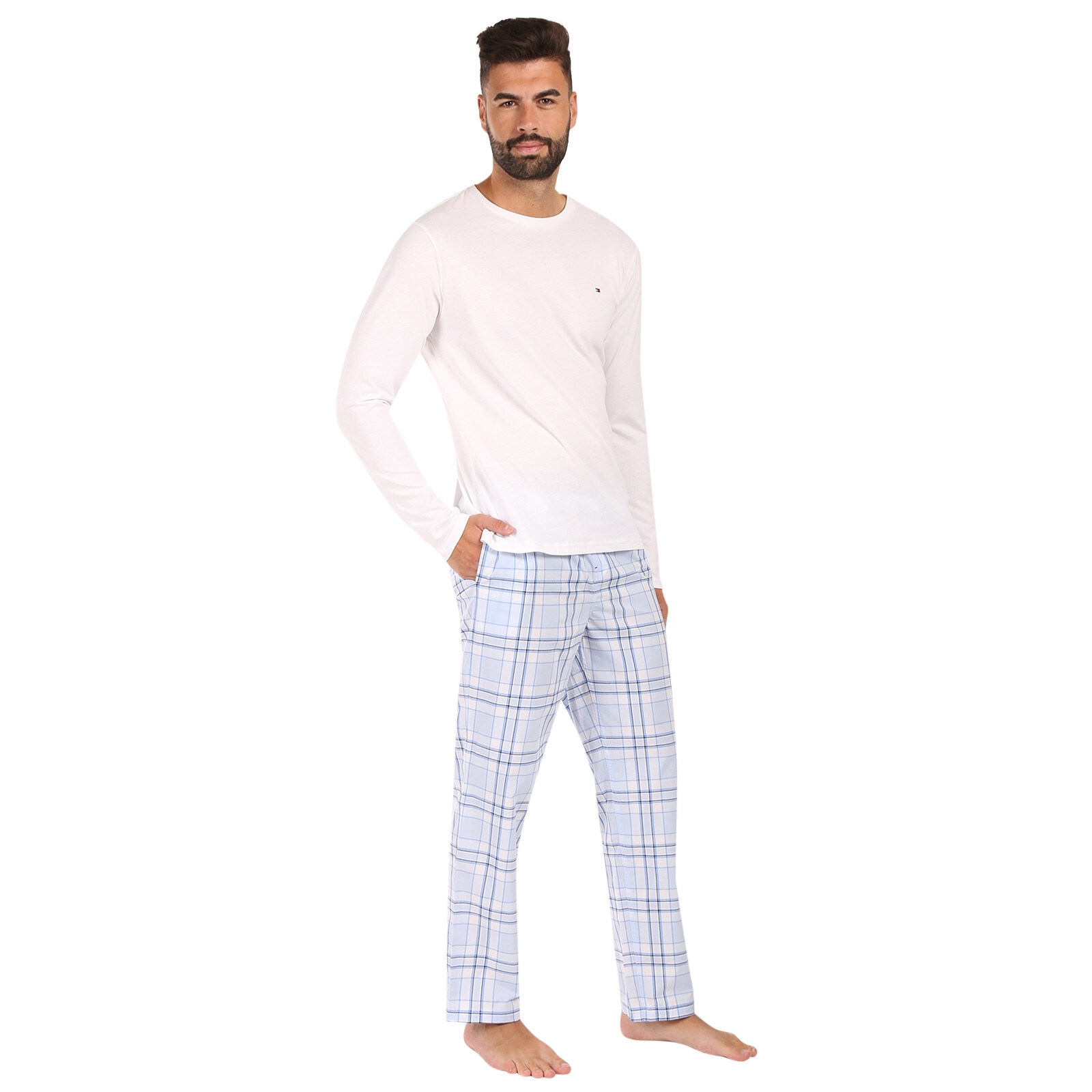 Pánské pyžamo Tommy Hilfiger vícebarevné (UM0UM02891 0VA) XXL