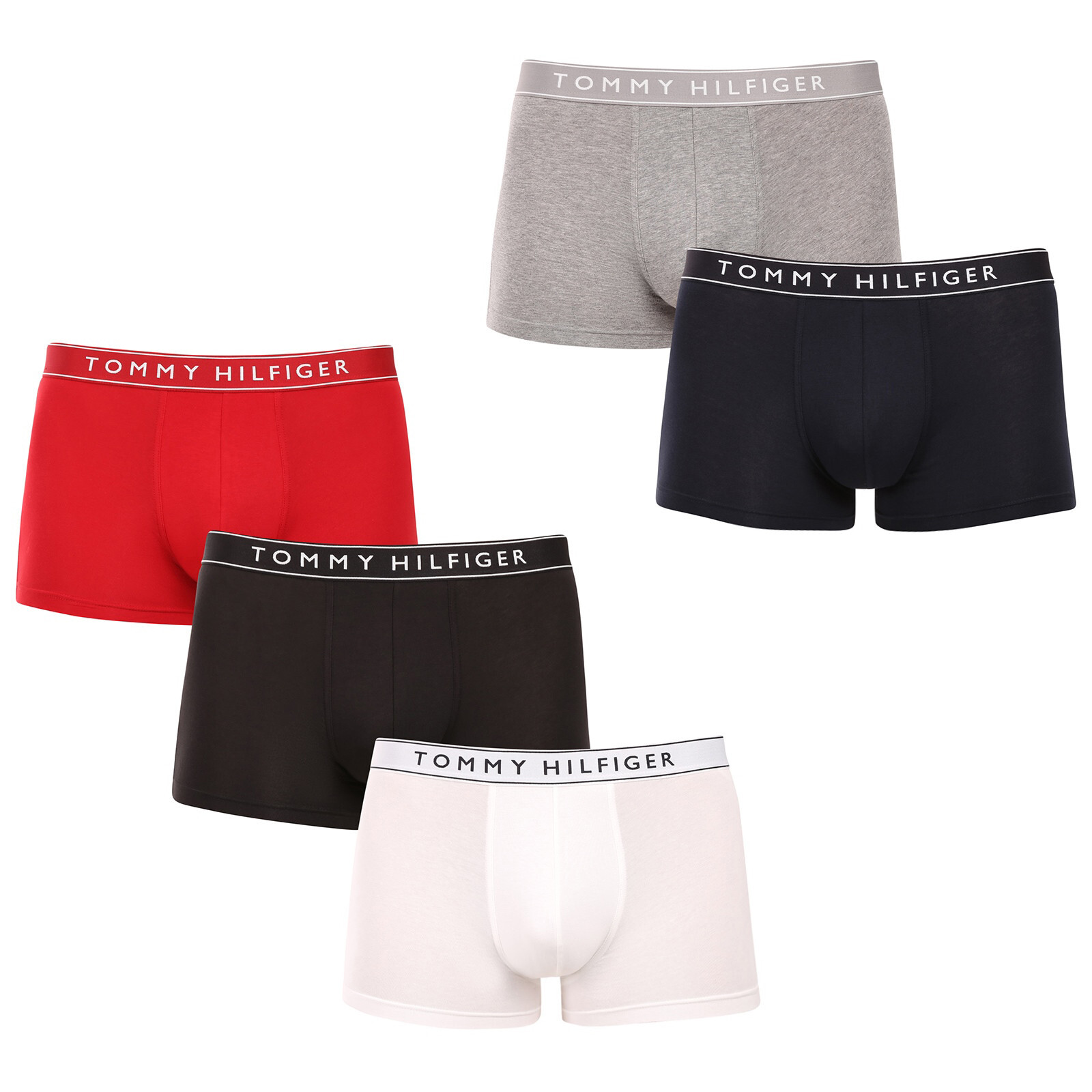 5PACK pánské boxerky Tommy Hilfiger vícebarevné (UM0UM03679 0T6) XXL, trenky / trenýrky