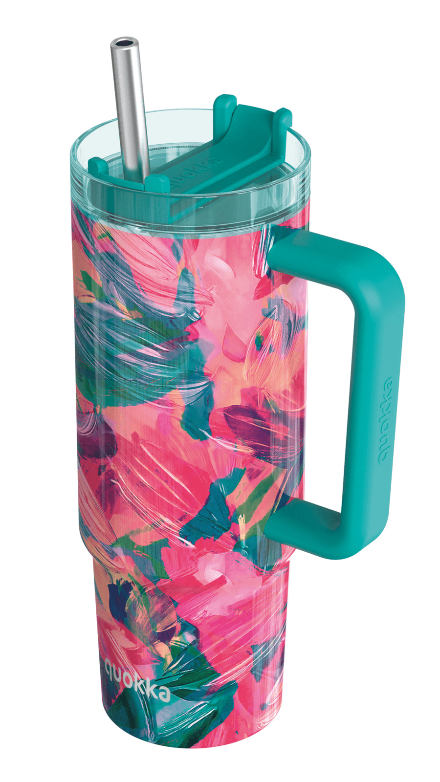 Termohrnek Vibe s brčkem, 880ml, Quokka, oil patals