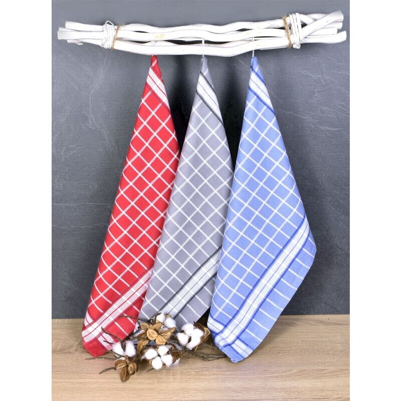 Luxusní kuchyňské utěrky, DOLCE MIX egyptská bavlna set 3 ks