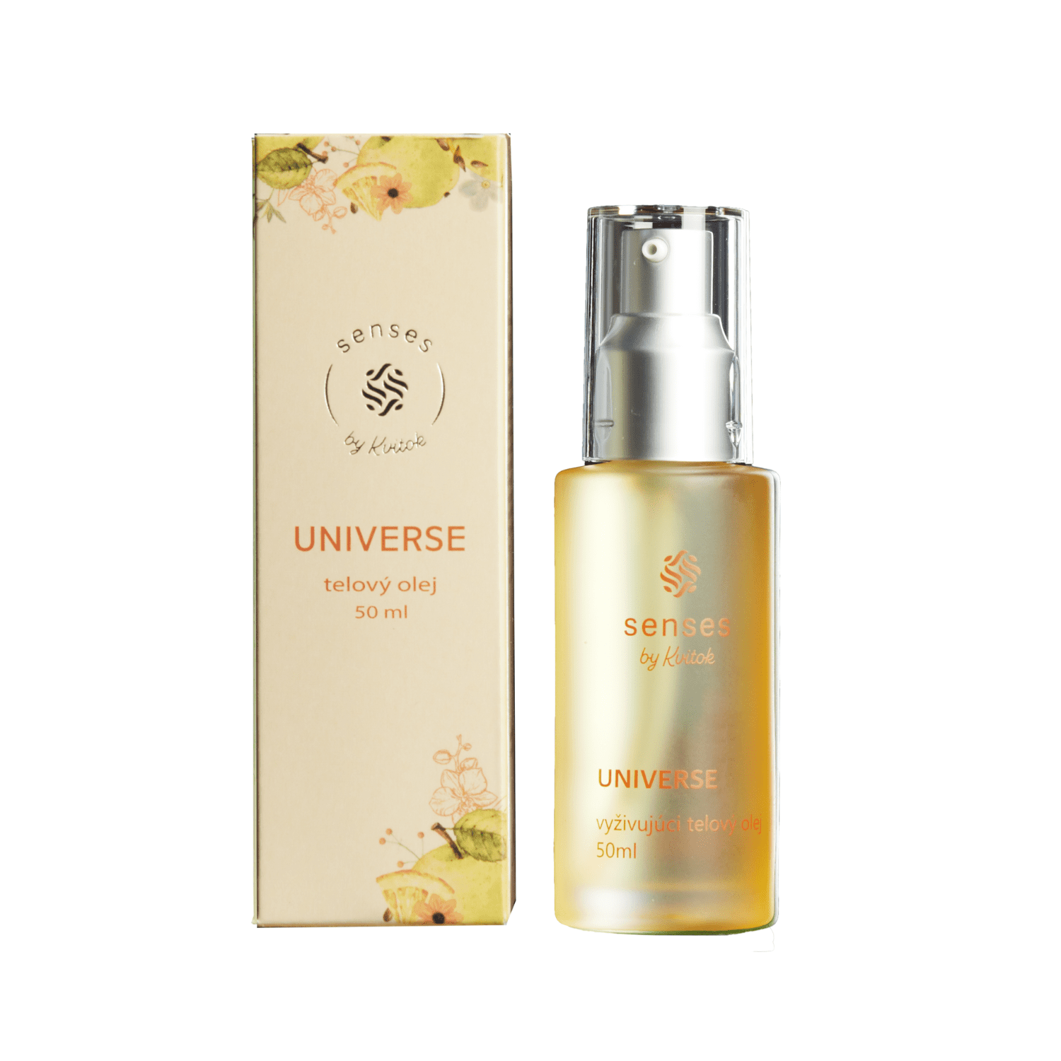Kvitok Senses Vyživující tělový olej Universe (50 ml) - svěží unisex vůně