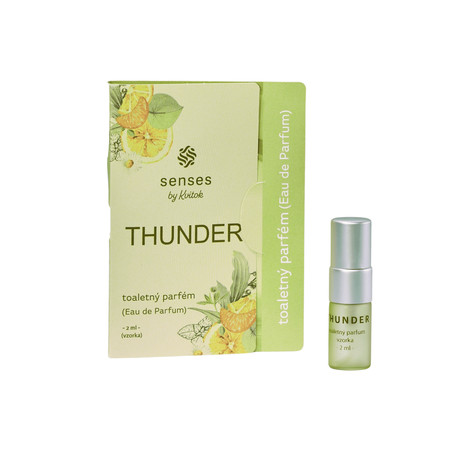 Kvitok Senses Toaletní parfém Thunder - vzorek (2 ml) - svěže kořenitá vůně