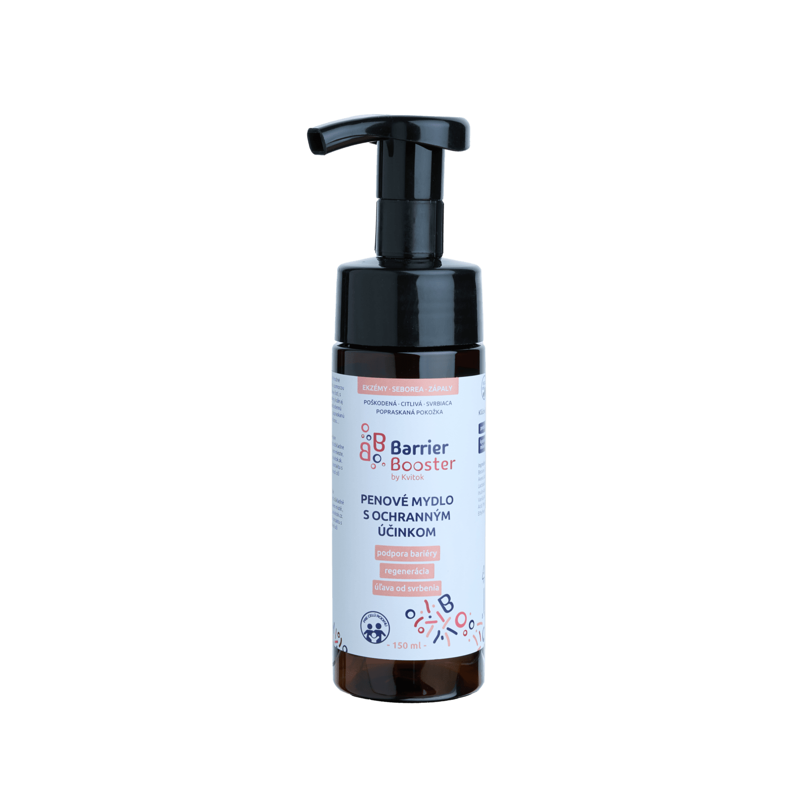 Kvitok Barrier Booster Tekuté pěnové mýdlo s ochranným účinkem (150 ml) - s jemnou vůní vanilky