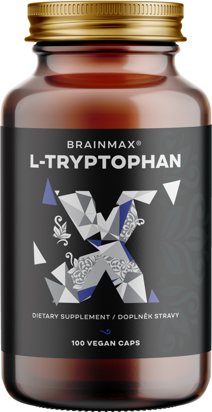 BrainMax L-Tryptophan 430 mg, 100 rostlinných kapslí