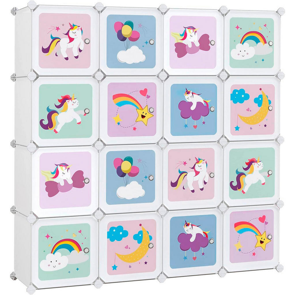 XXXL REGÁL DO DĚTSKÉHO POKOJE, bílá, 123/123/31 cm