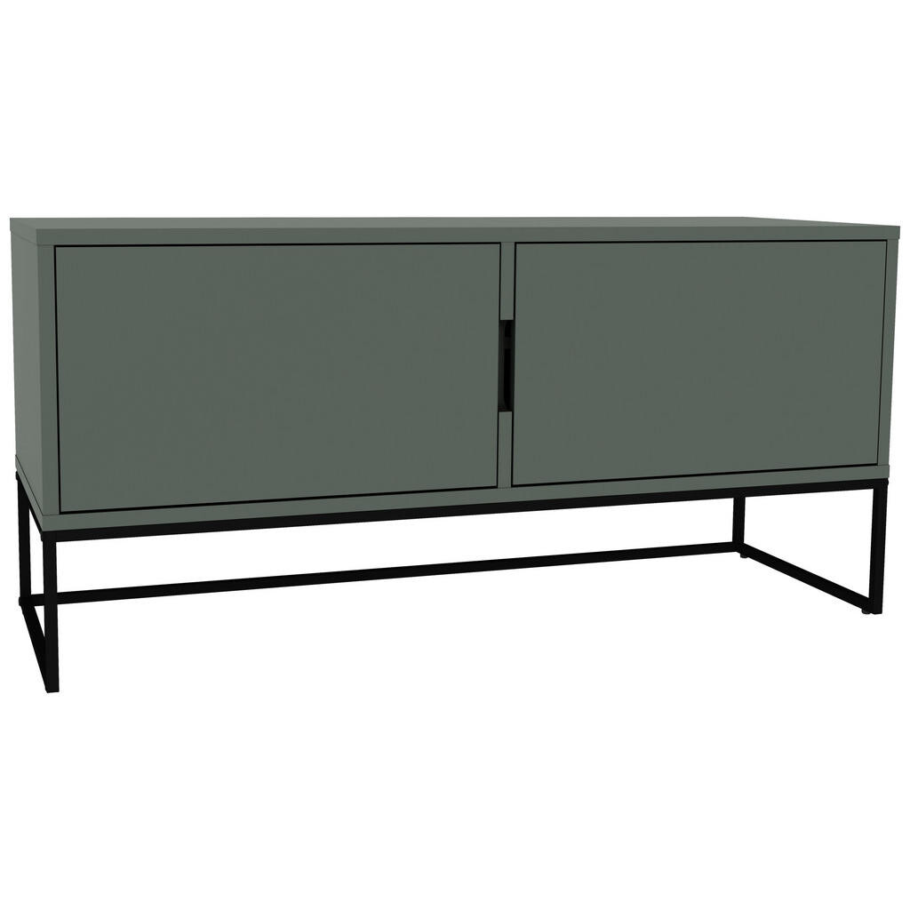 XXXL NÍZKÁ KOMODA, tmavě zelená, 118/57/43 cm