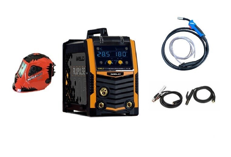 Gorilla PocketMig 205 ALUPULSE Varianta: SET 2: svářečka s výbavou v popisu stroje + kukla profi 80POCMIG205ALUP