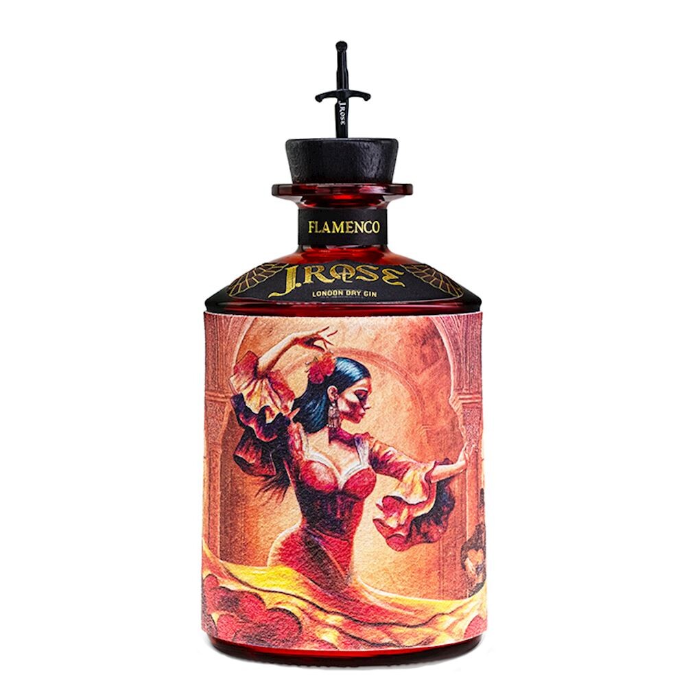 J.Rose London Dry Artisan Gin Flamenco 43% 0,7 l