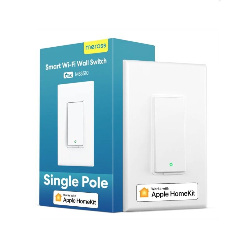 Smart Wi-Fi Wall Switch 1 Gang 1 way Touch Button Neutral Wire Required