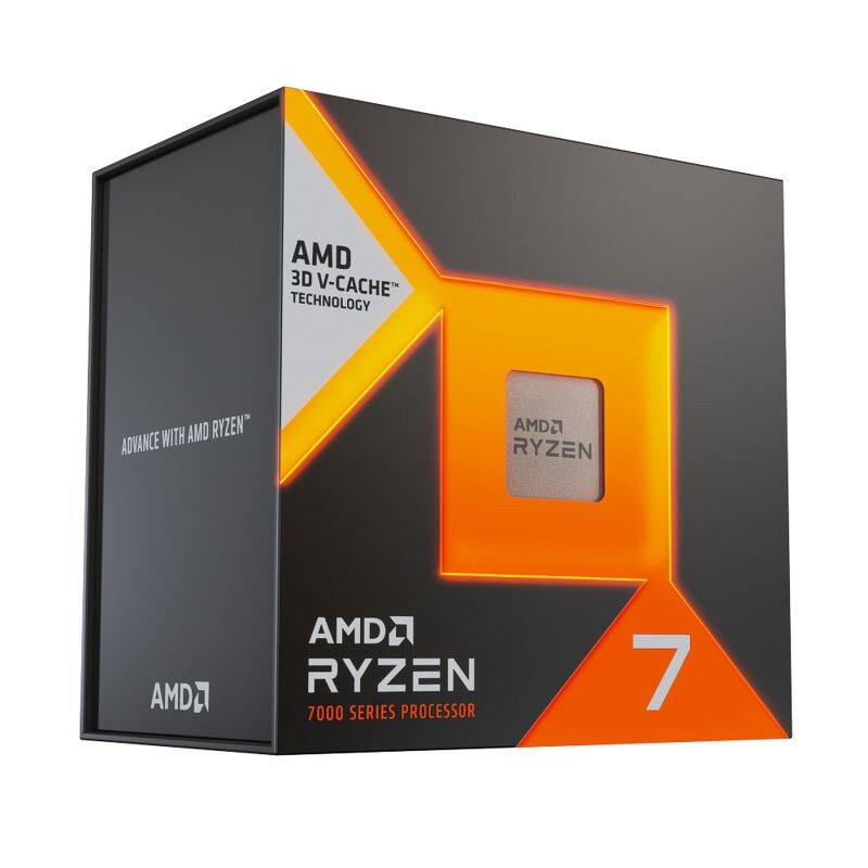 AMD Ryzen 7 7800X3D (až 5, 0GHz / 104 MB / 120W / AM5) box, bez chladica