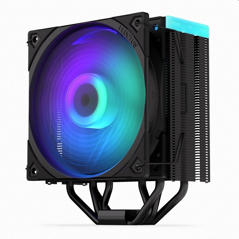 ENDORFY chladič CPU Fera 5 Black ARGB / ultratichý/ 120mm fan/ 4 heatpipes / PWM/ pre Intel a AMD