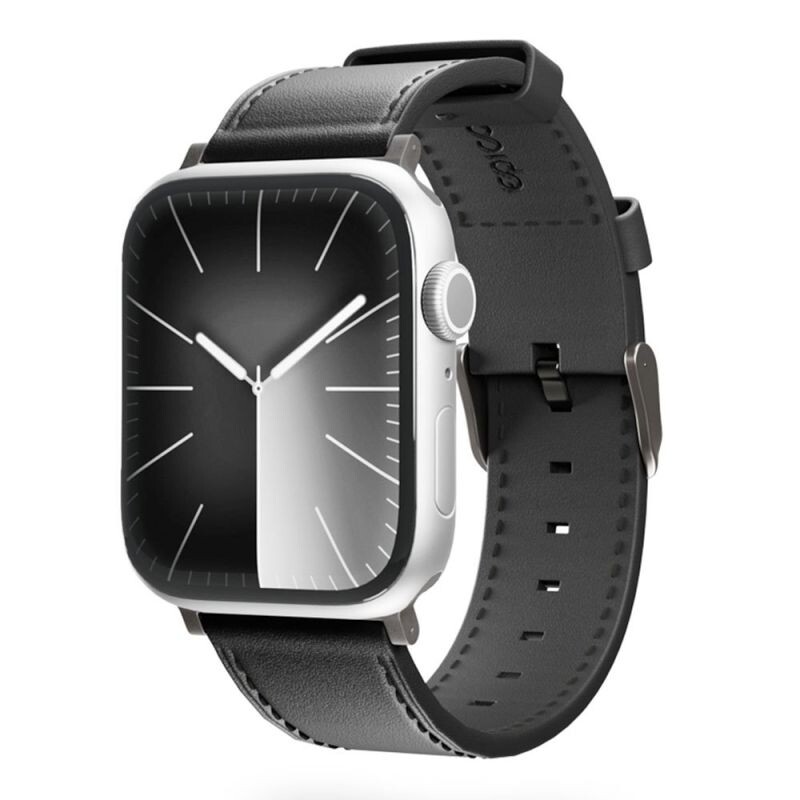 Epico Watch Strap Leather 49/46/45/44 mm - černá