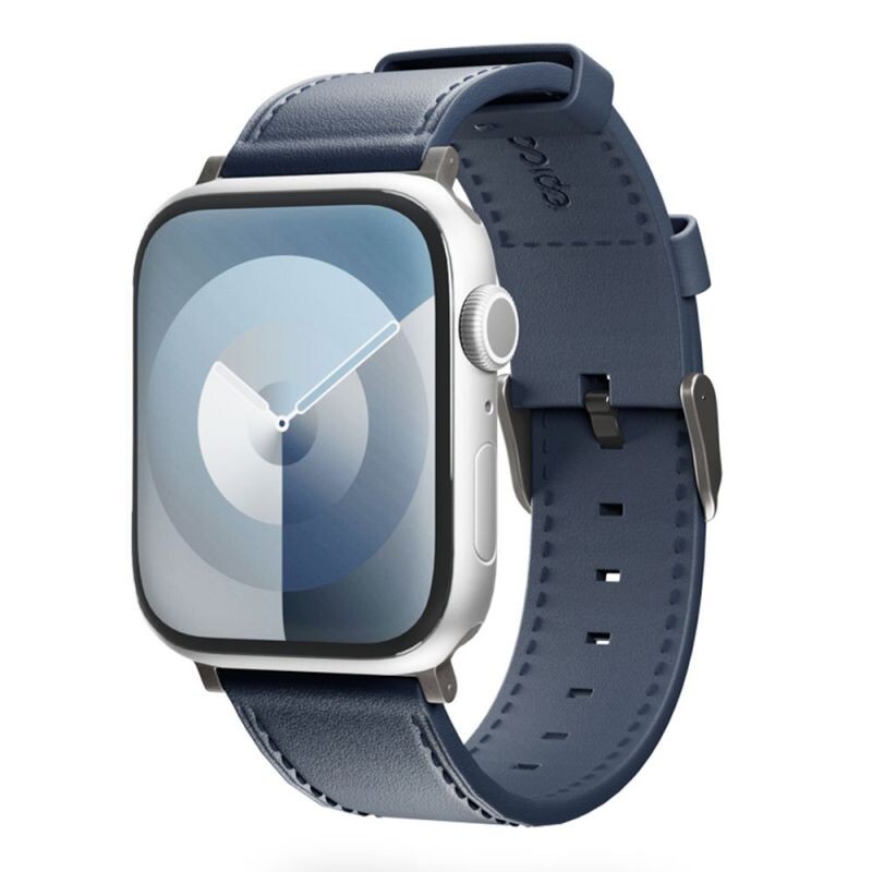 Epico Watch Strap Leather 49/46/45/44/42 mm - modrá