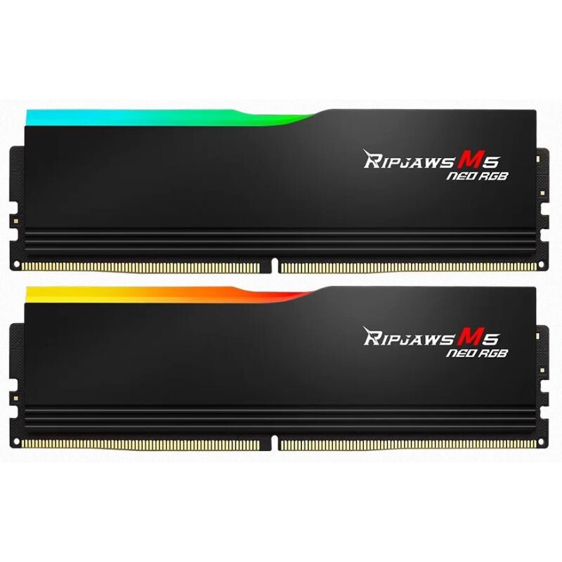 G.SKILL 32 GB kit DDR5 6000 CL36 Ripjaws M5 Neo RGB AMD EXPO black