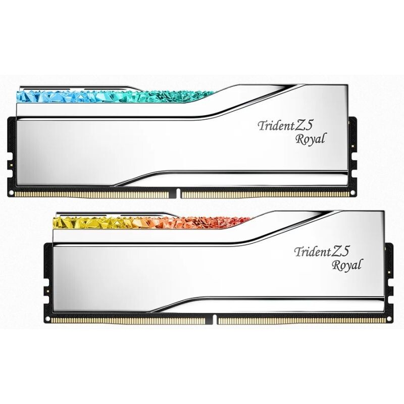 G.SKILL 32 GB kit DDR5 6400 CL32 Trident Z5 Royal silver