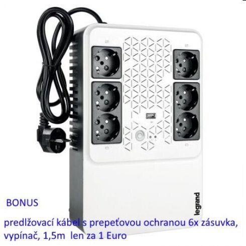 LEGRAND UPS KEOR MP 600VA / 360W FR USB