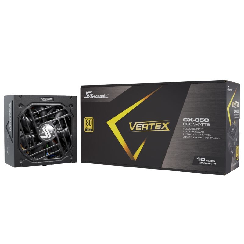 Seasonic VERTEX GX GOLD 850W ATX 3.0, PCIe 5.0, modular POŠKODENÝ OBAL