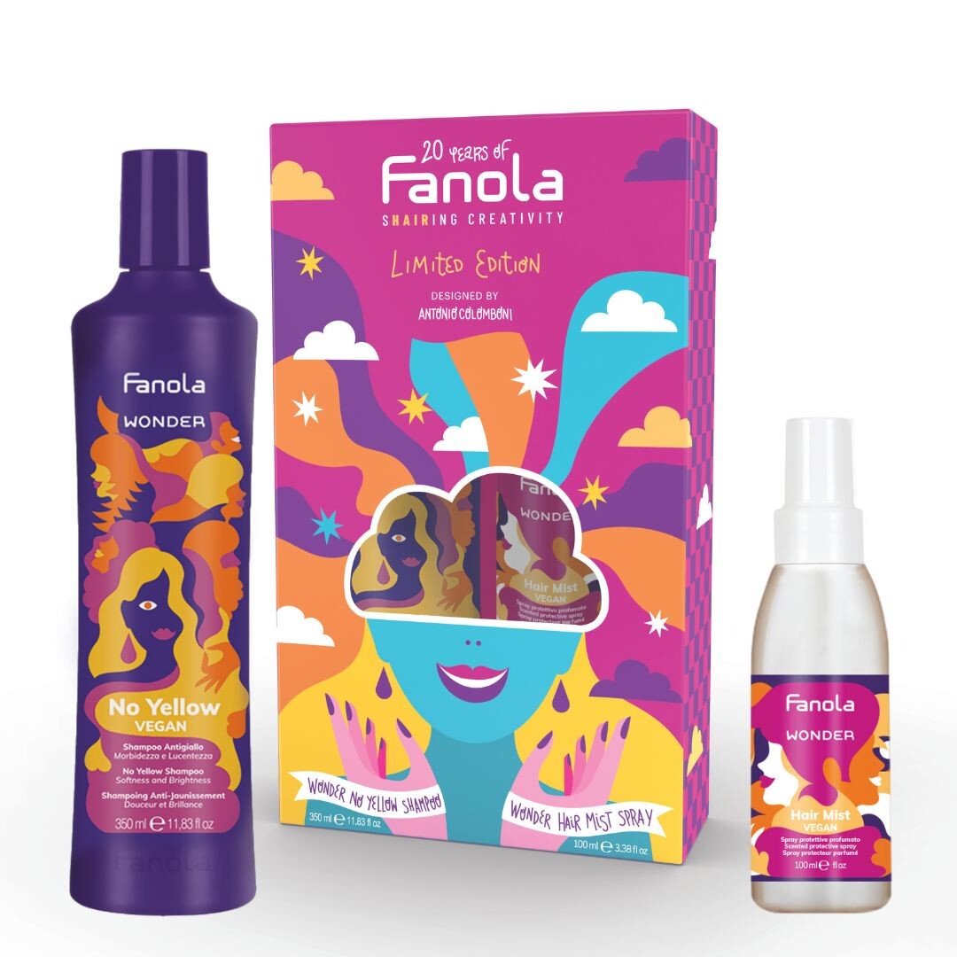 KIT: Fanola No Yellow Celebration Kit - limitovaná edice pro blond vlasy