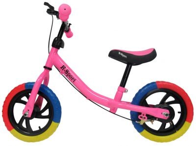 mamido Dětské odrážedlo R6 12'' růžové