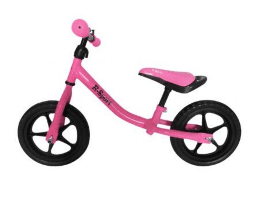 mamido Dětské odrážedlo R1 R-Sport se zvonkem růžové