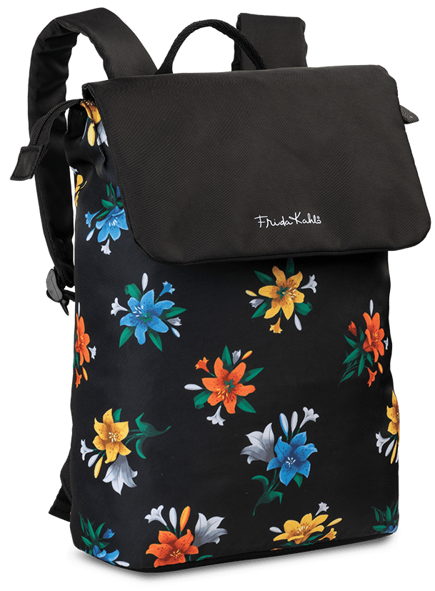 Dámský batoh Frida Kahlo 9L - černý