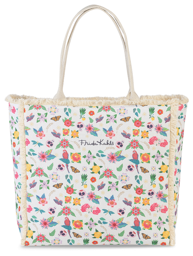 Dámská Tote kabelka Frida Kahlo 22L - barevná