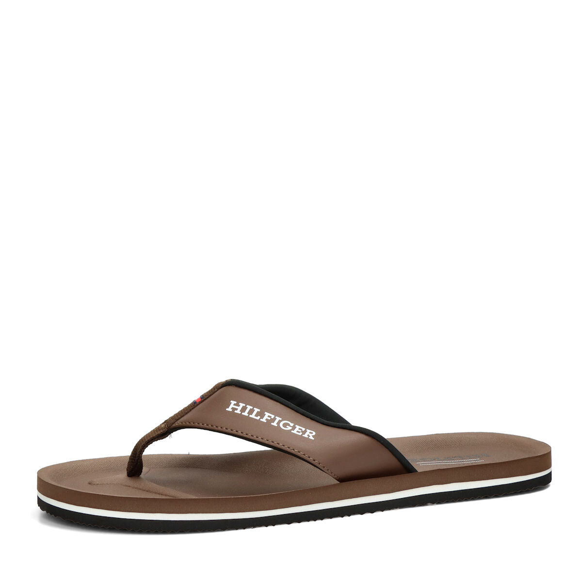 Tommy Hilfiger pánské komfortní žabky - hnědé - 41