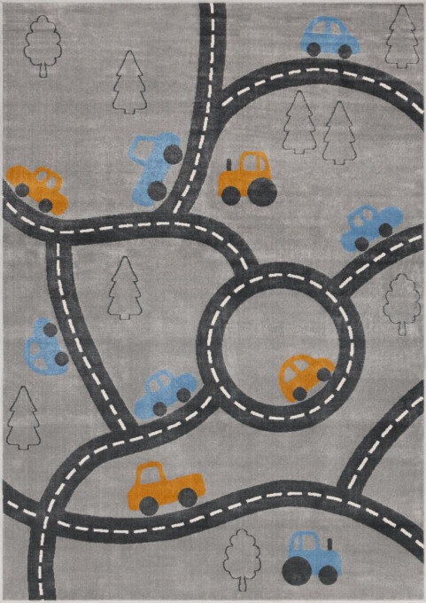 Dětský koberec FD Sensi Trip popelový