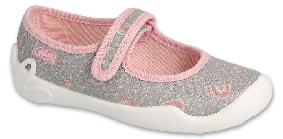 BEFADO 114X528 dívčí balerínky šedé duha 27 114X528_27