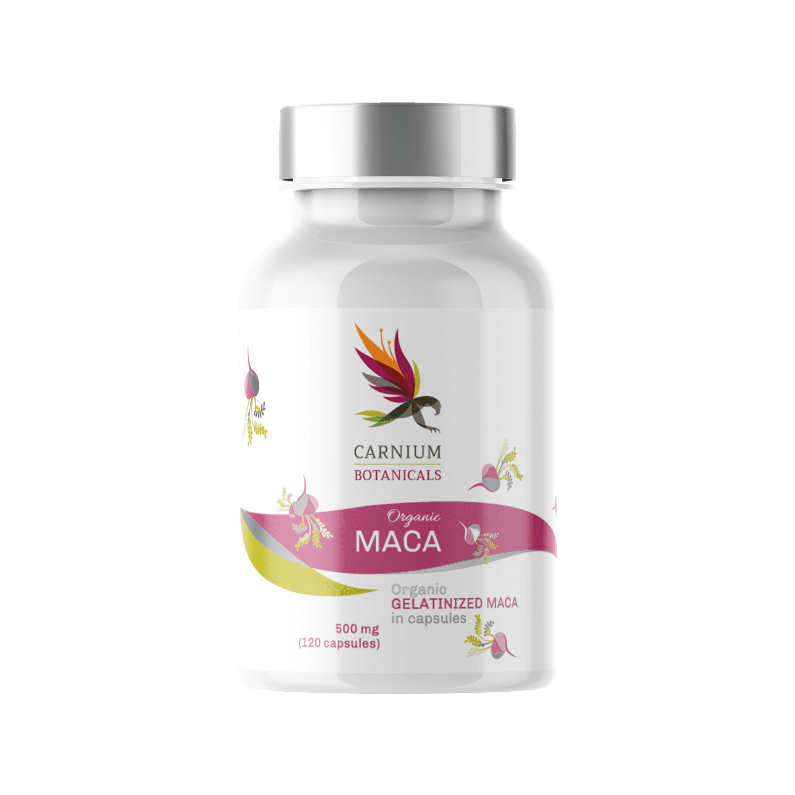 CARNIUM BOTANICALS BIO Želatinovaná Maca 120 kapslí