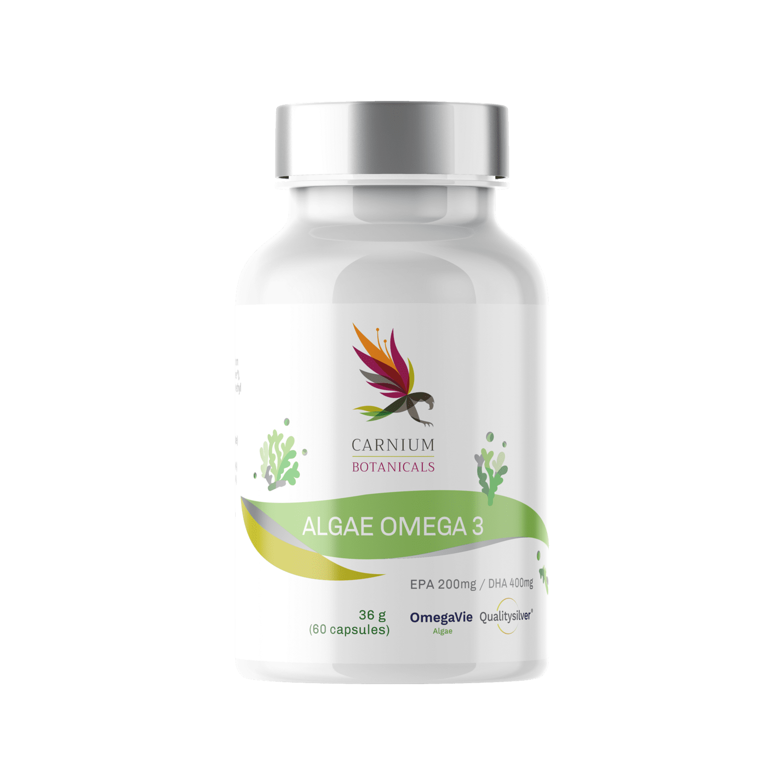 CARNIUM BOTANICALS Algae Omega 3 60 kapslí