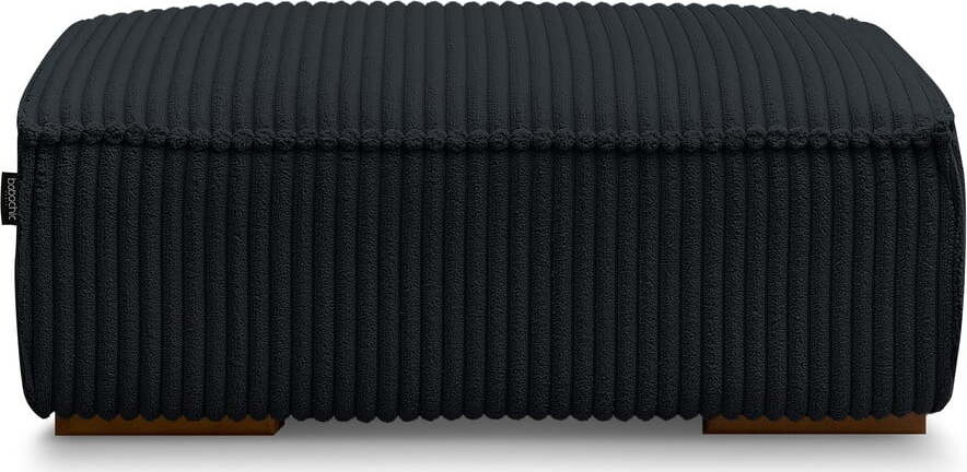 Černá manšestrová podnožka Chelsea – Bobochic Paris