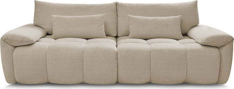 Béžová žinylková pohovka 264 cm Ivane – Bobochic Paris