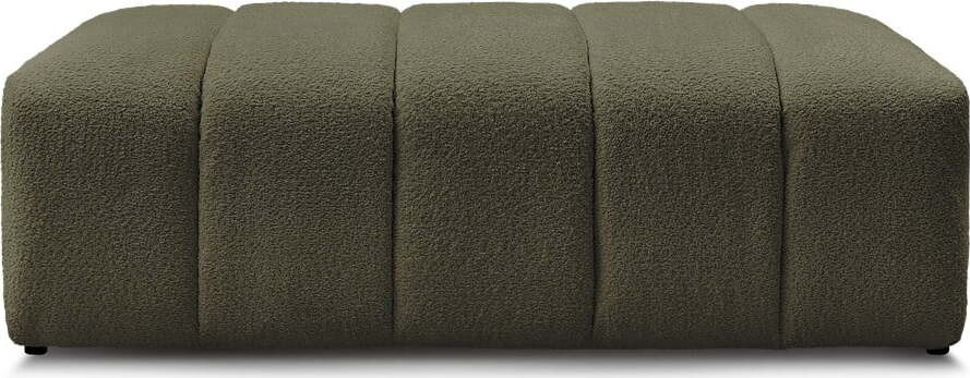 Zelená podnožka z textilie bouclé Annecy – Bobochic Paris