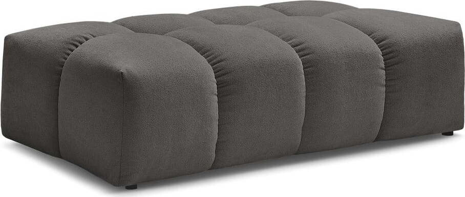 Tmavě šedá podnožka z textilie bouclé Everest – Bobochic Paris