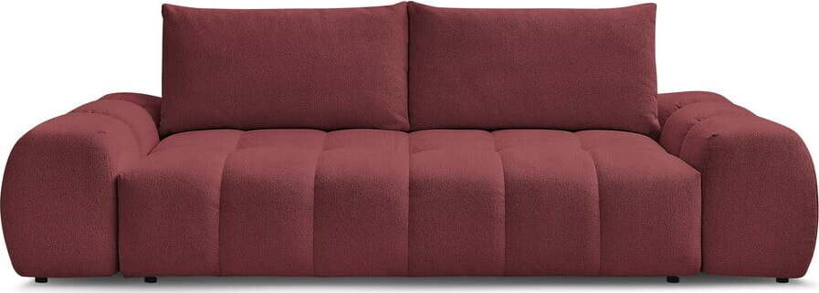 Vínová žinylková pohovka 278 cm Everest – Bobochic Paris